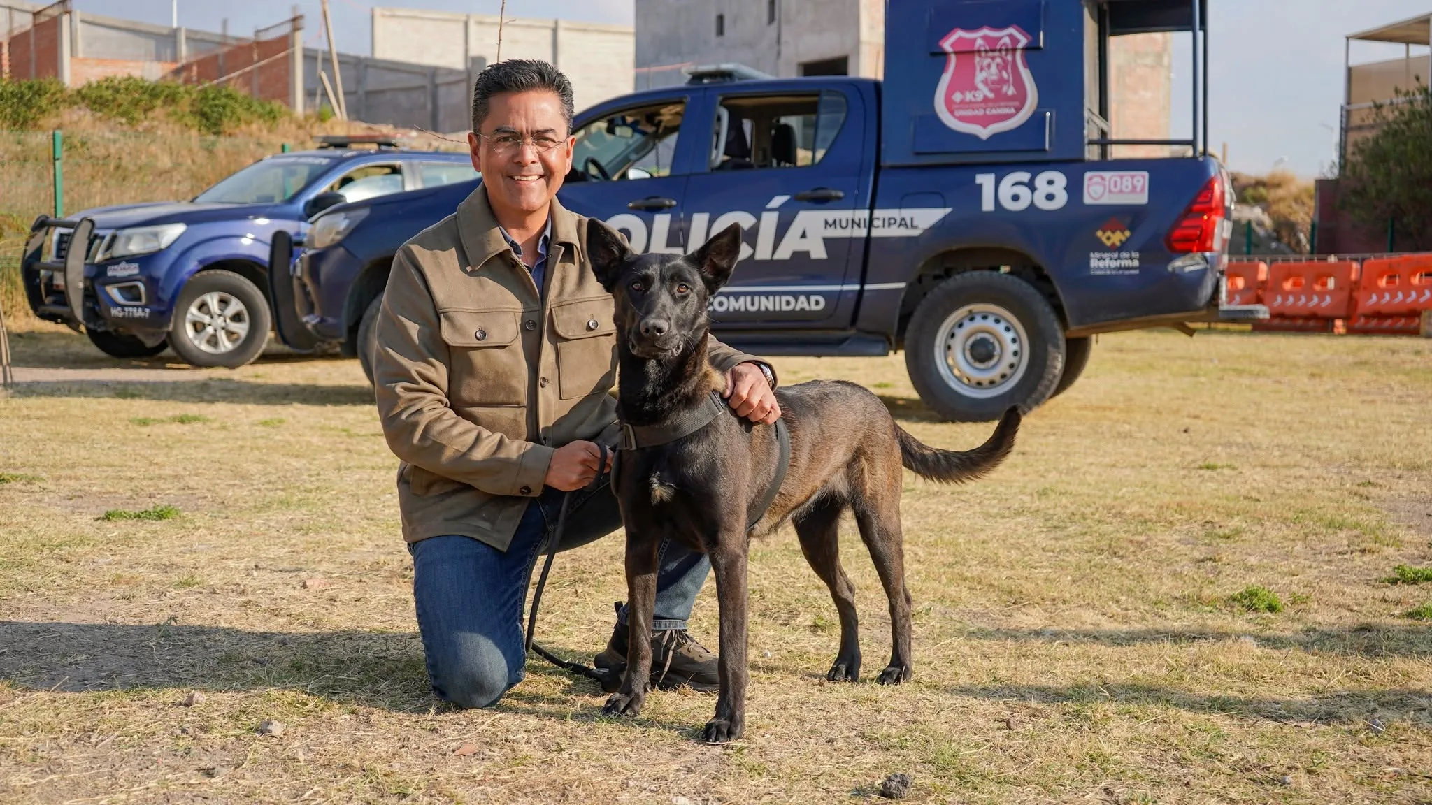 Lalo Medécigo durante una acción de protección y bienestar animal