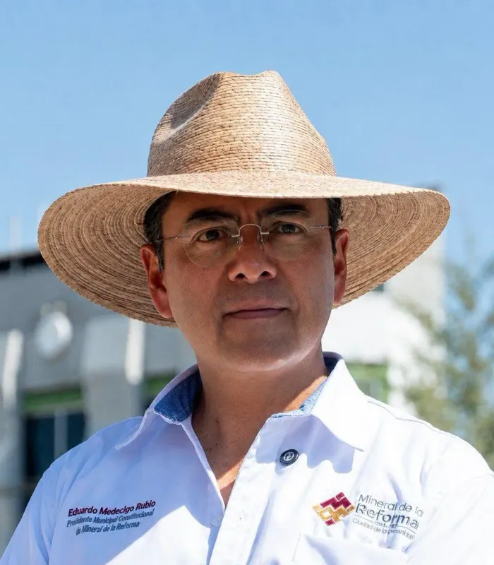 Lalo Medécigo, presidente municipal de Mineral de la Reforma